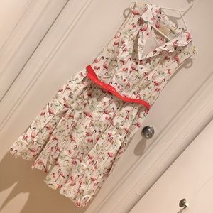 ModCloth flamingo print summer dress